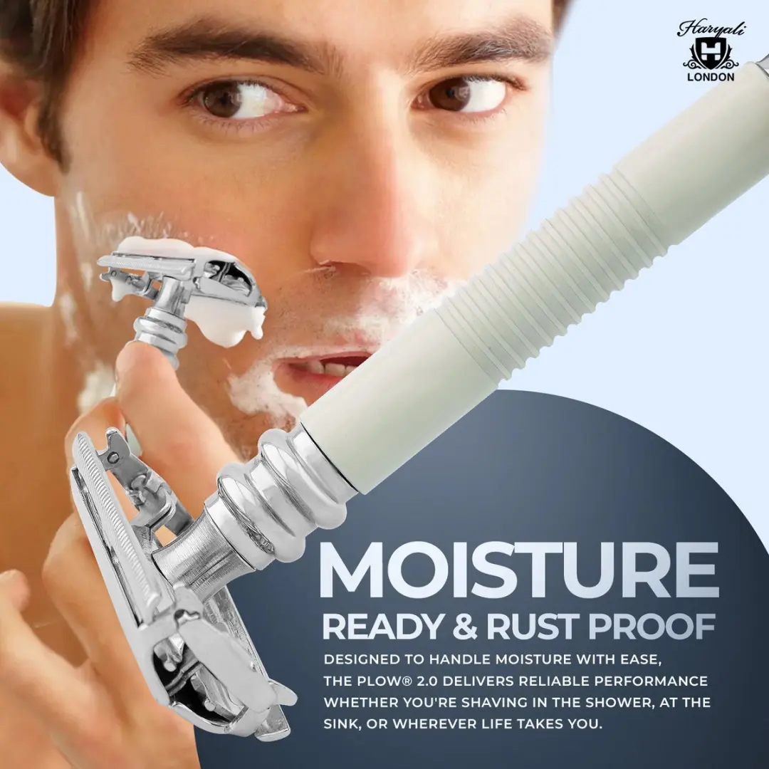 Haryali London Butterfly Safety Razor - Ivoor - afbeelding 6 van 6