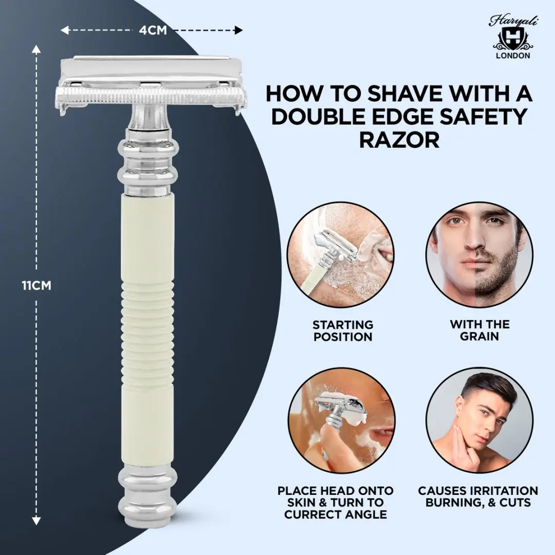 Haryali London Butterfly Safety Razor - Ivoor
