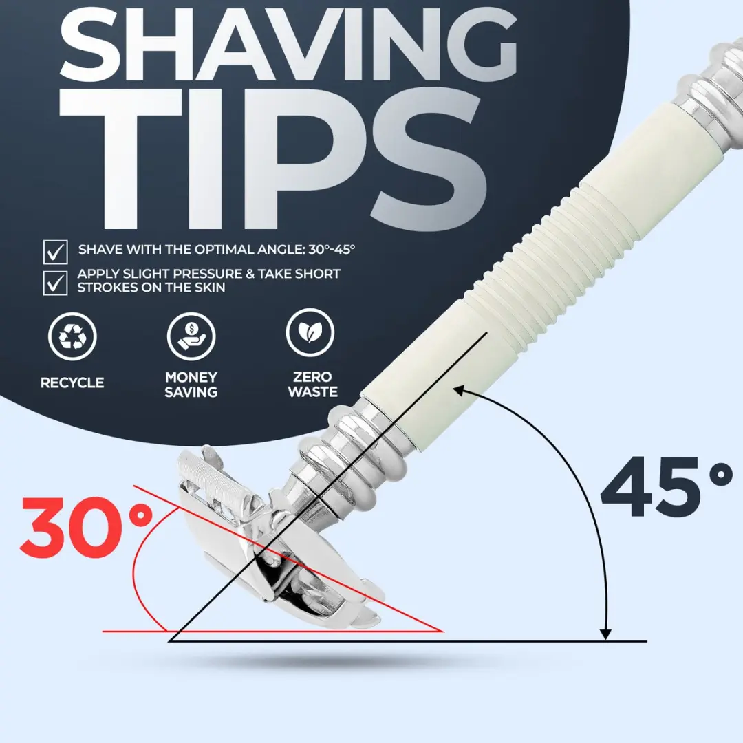 Haryali London Butterfly Safety Razor - Ivoor
