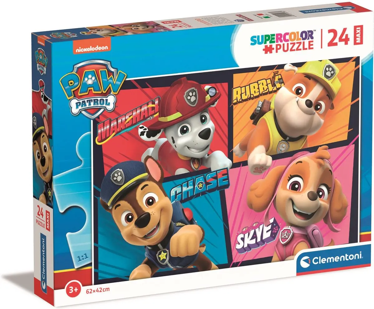 Clementoni Paw Patrol Puzzel 24 Stuks - Multicolor