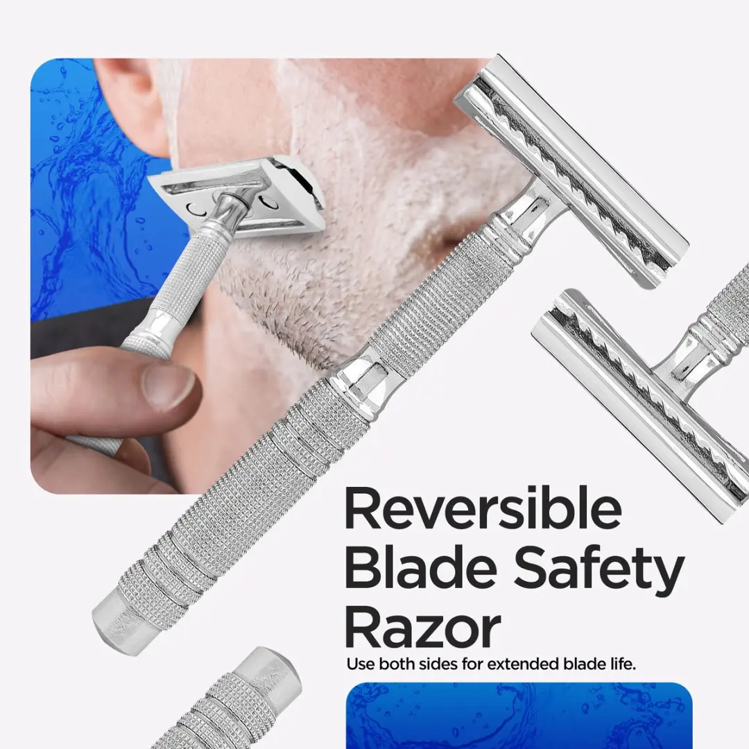 Haryali London Double Edge Safety Razor - Roestvrijstaal