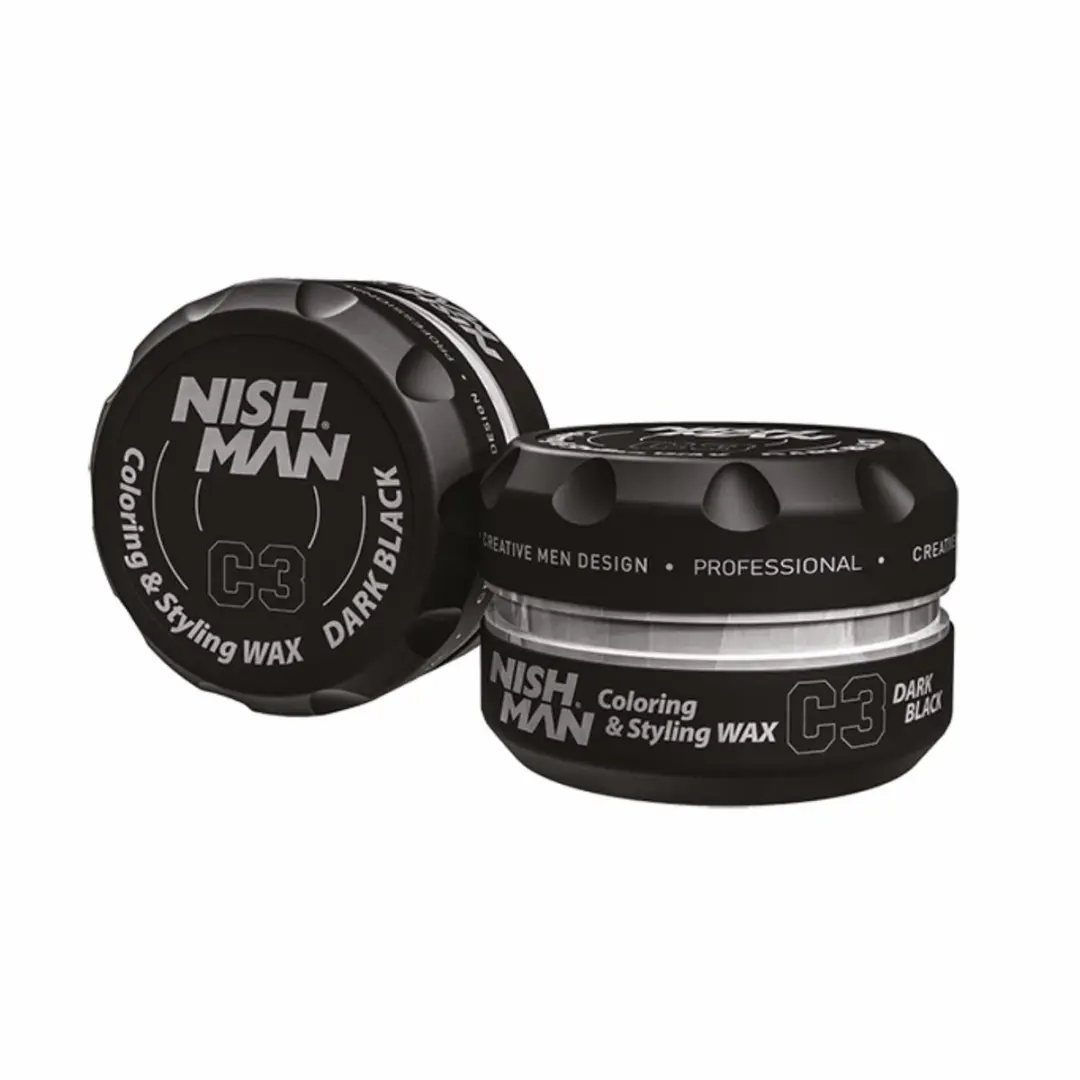 Nishman C3 Donker Zwart Haarwax 100ml