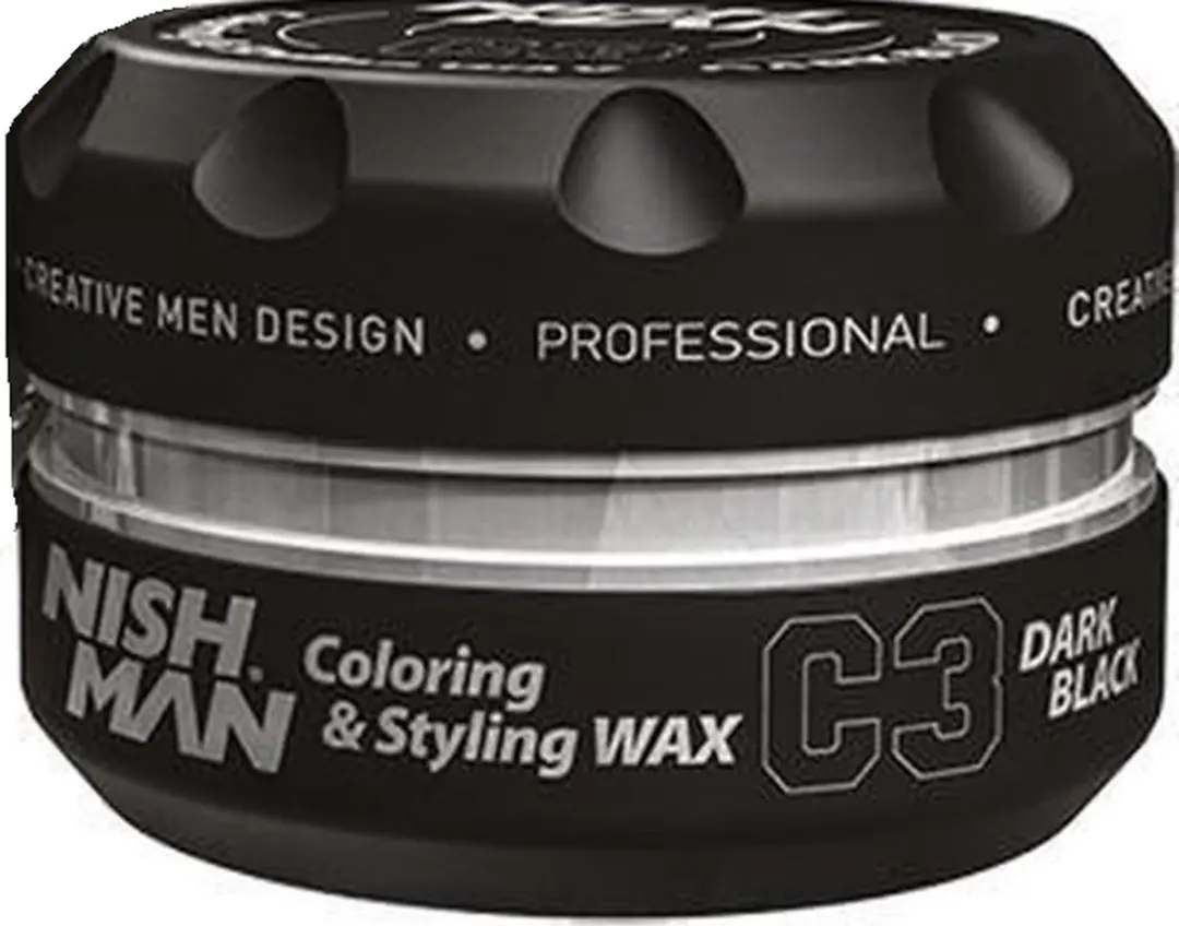 Nishman C3 Donker Zwart Haarwax 100ml