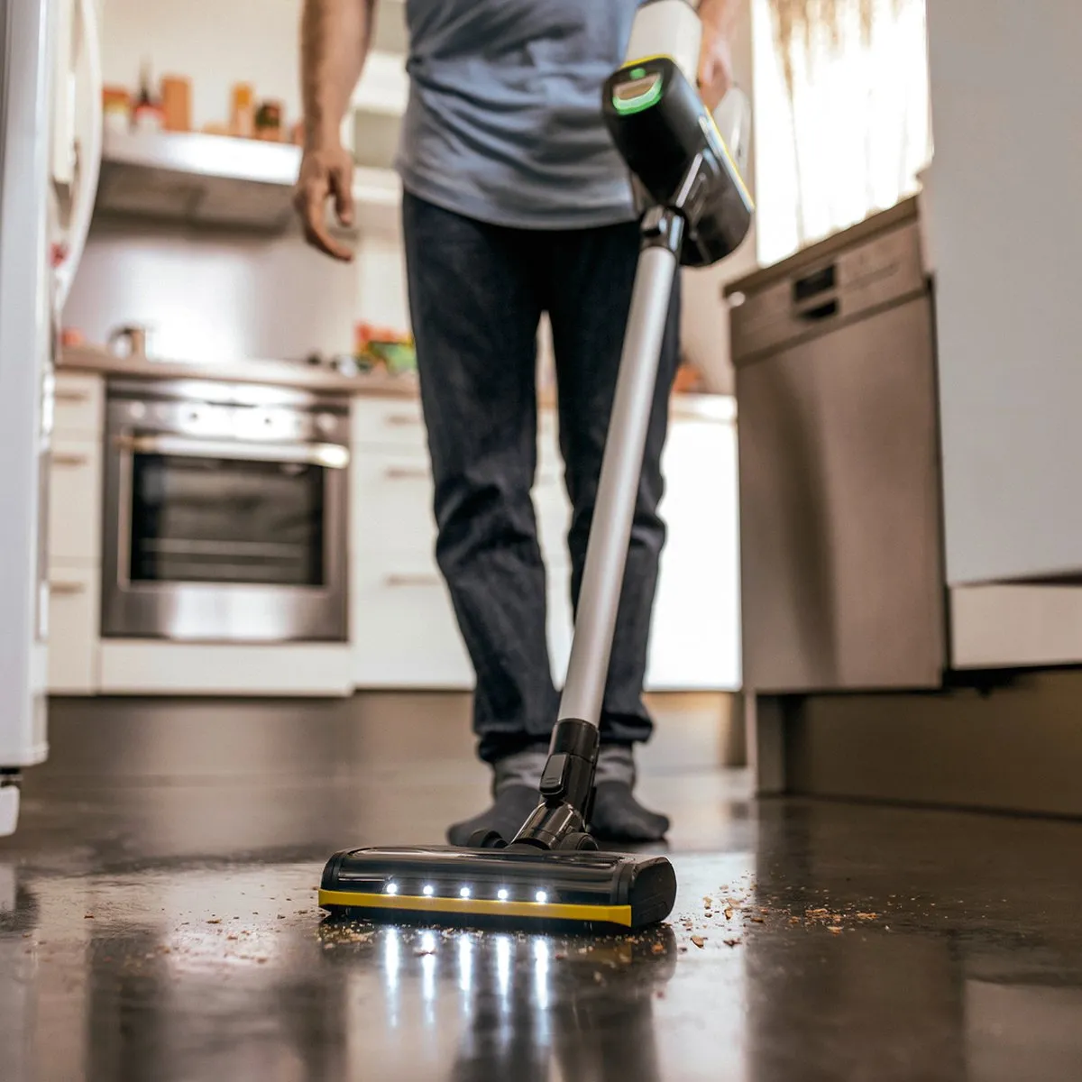 Kärcher VC 6 Cordless ourFamily Battery Plus draadloze stofzuiger - Extra accu - Accu 50 minuten - LED vloerzuigmond - HEPA filter