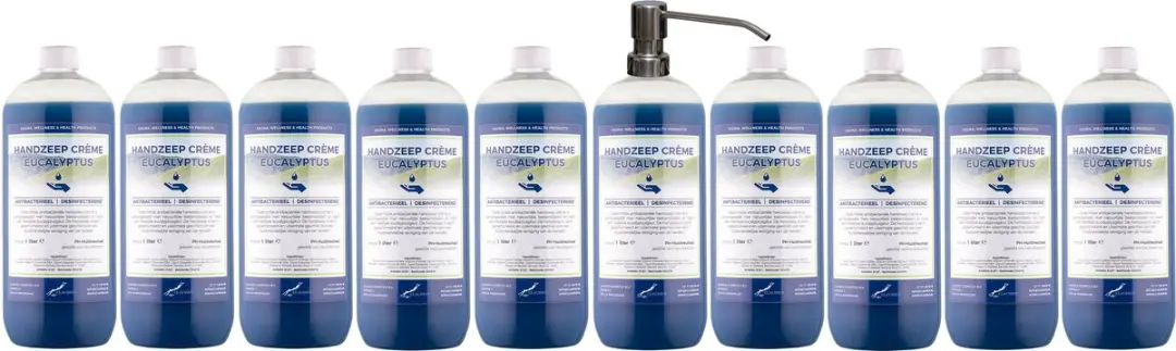 Splashbox Cosmetics Handzeep Crème Eucalyptus 1L