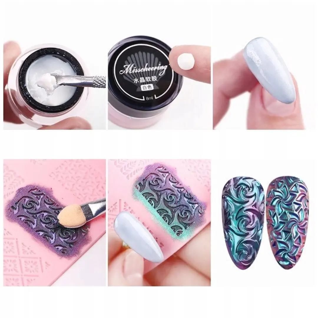 Born Pretty Siliconen 3D Nagelversiering K3D-01 - Herbruikbaar - afbeelding 6 van 6