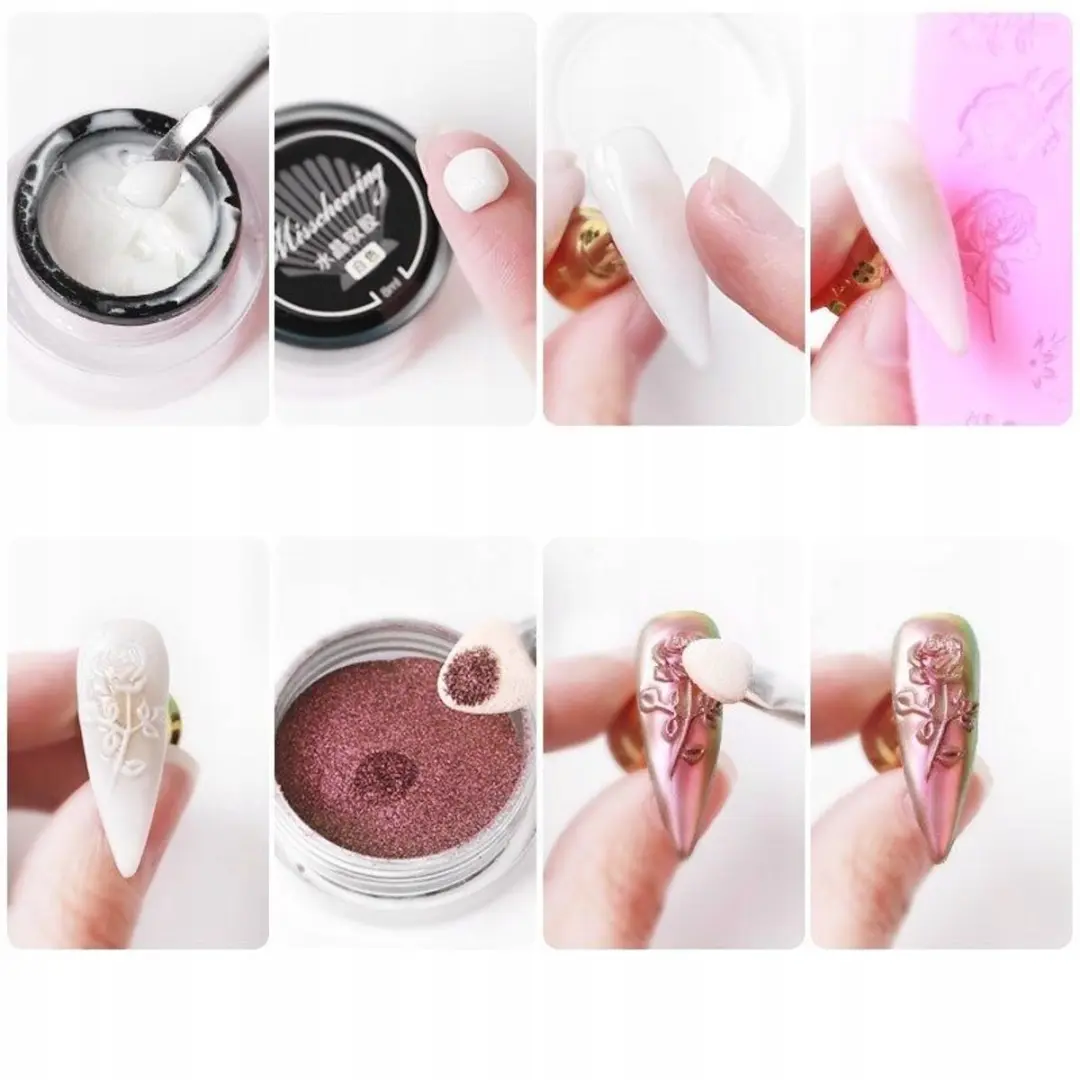 Born Pretty Siliconen 3D Nagelversiering K3D-01 - Herbruikbaar