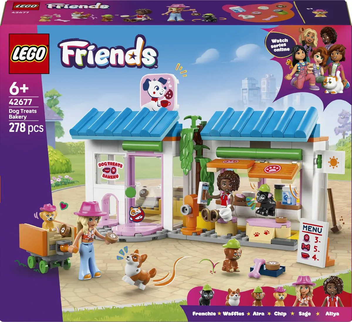 LEGO Friends Hondenbakkerij 42677 - 278 Stukken - 2 Minifiguren