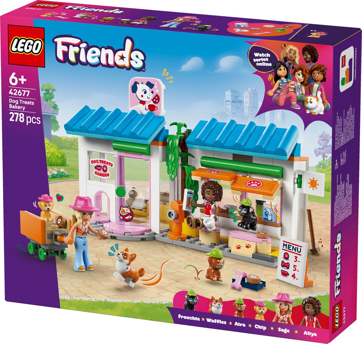 LEGO Friends hondenbakkerij - creatief bouwspeelgoed voor kinderen.