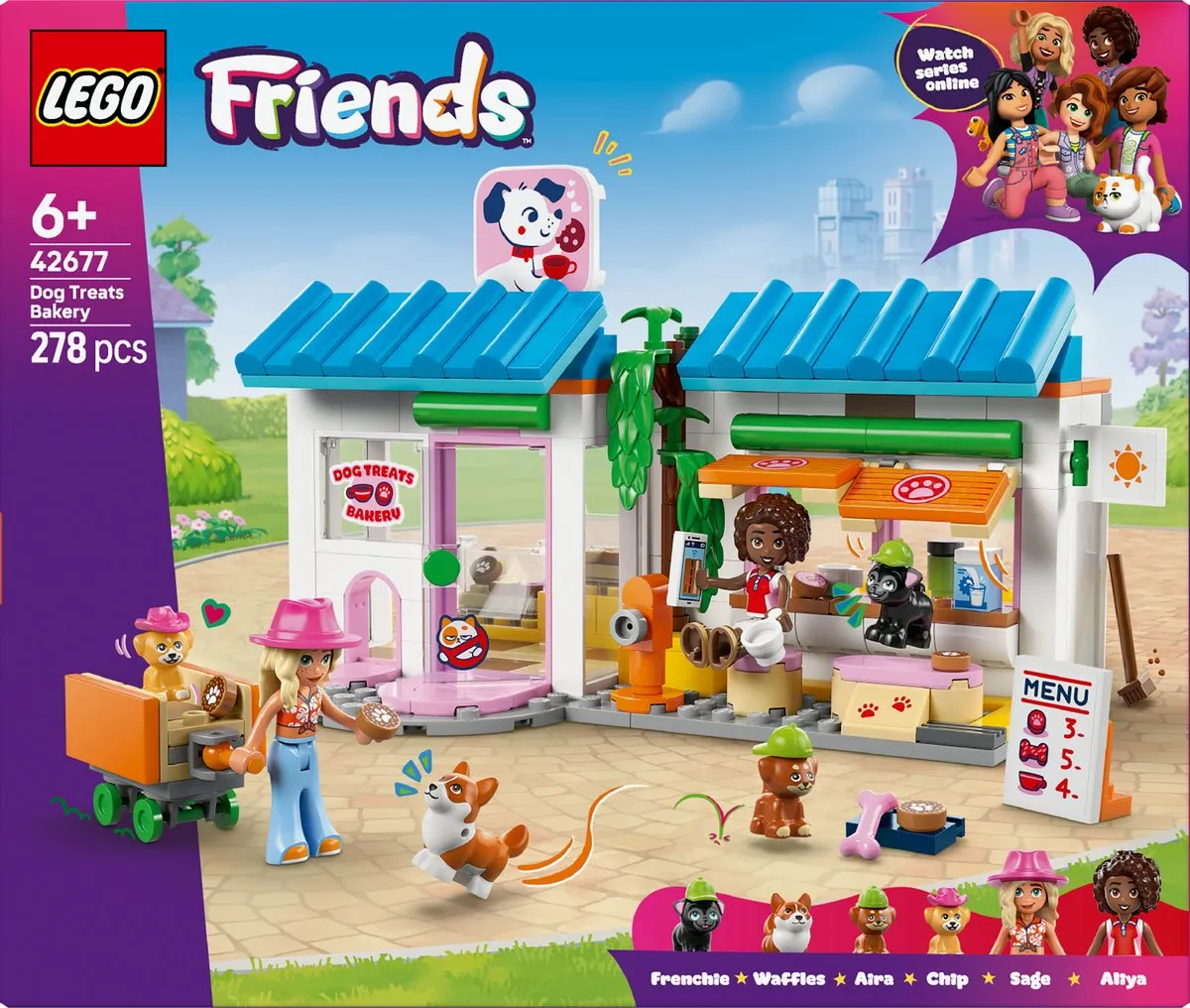 LEGO Friends Hondenbakkerij 42677 - 278 Stukken - 2 Minifiguren