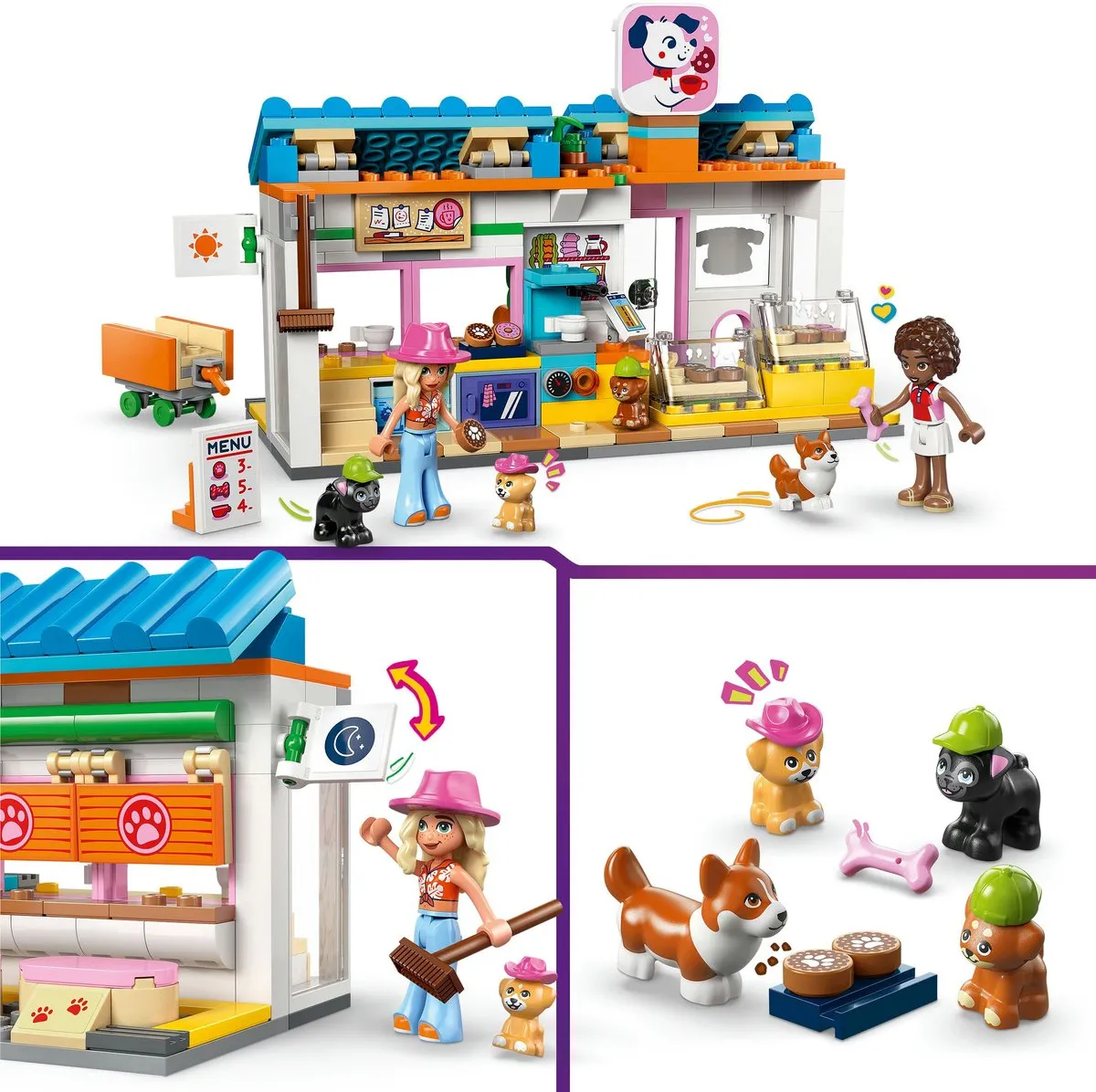 LEGO Friends Hondenbakkerij 42677 - 278 Stukken - 2 Minifiguren - afbeelding 6 van 6