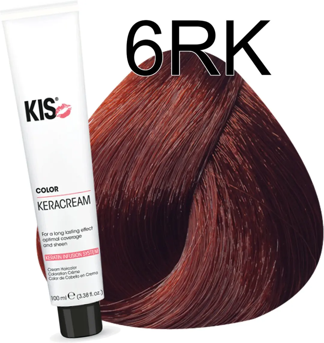 KIS Haarverf 6RK Donker Rood Koper Blond 100ml
