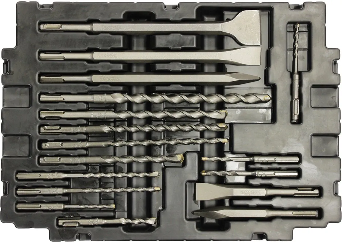 Makita SDS-Plus Boor-/Beitelset 17-delig - Hout - afbeelding 2 van 6