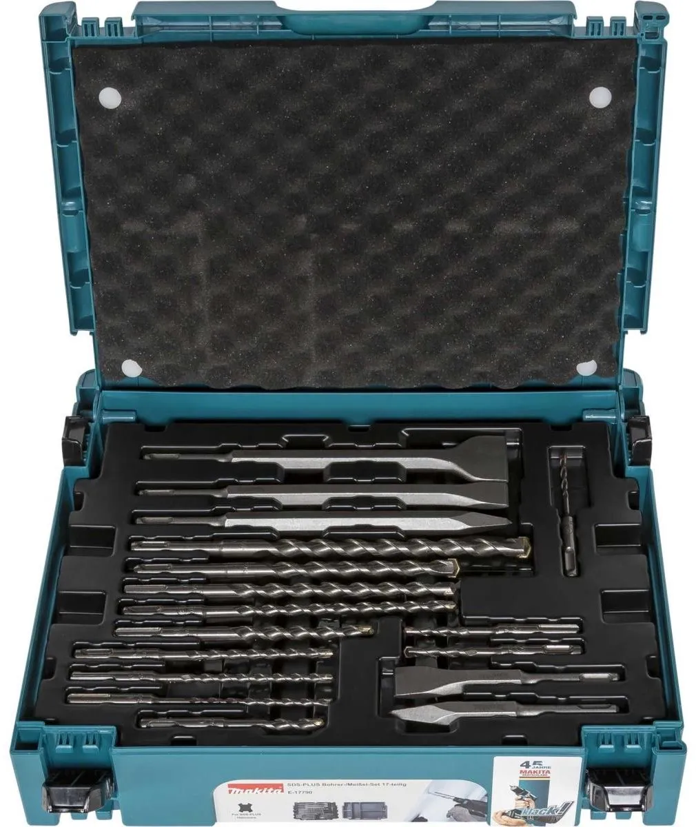 Makita SDS-Plus Boor-/Beitelset 17-delig - Hout - afbeelding 3 van 6