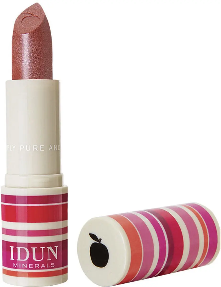 Idun Minerals Lippenstift Stina - Bruin Glanzend 3.6g - afbeelding 6 van 6