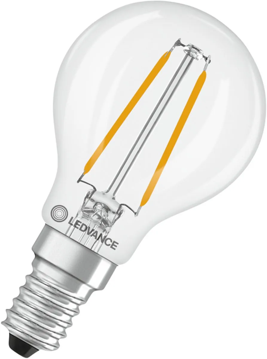 LEDVANCE LED Filament Kogellamp E14 1.8W 250lm