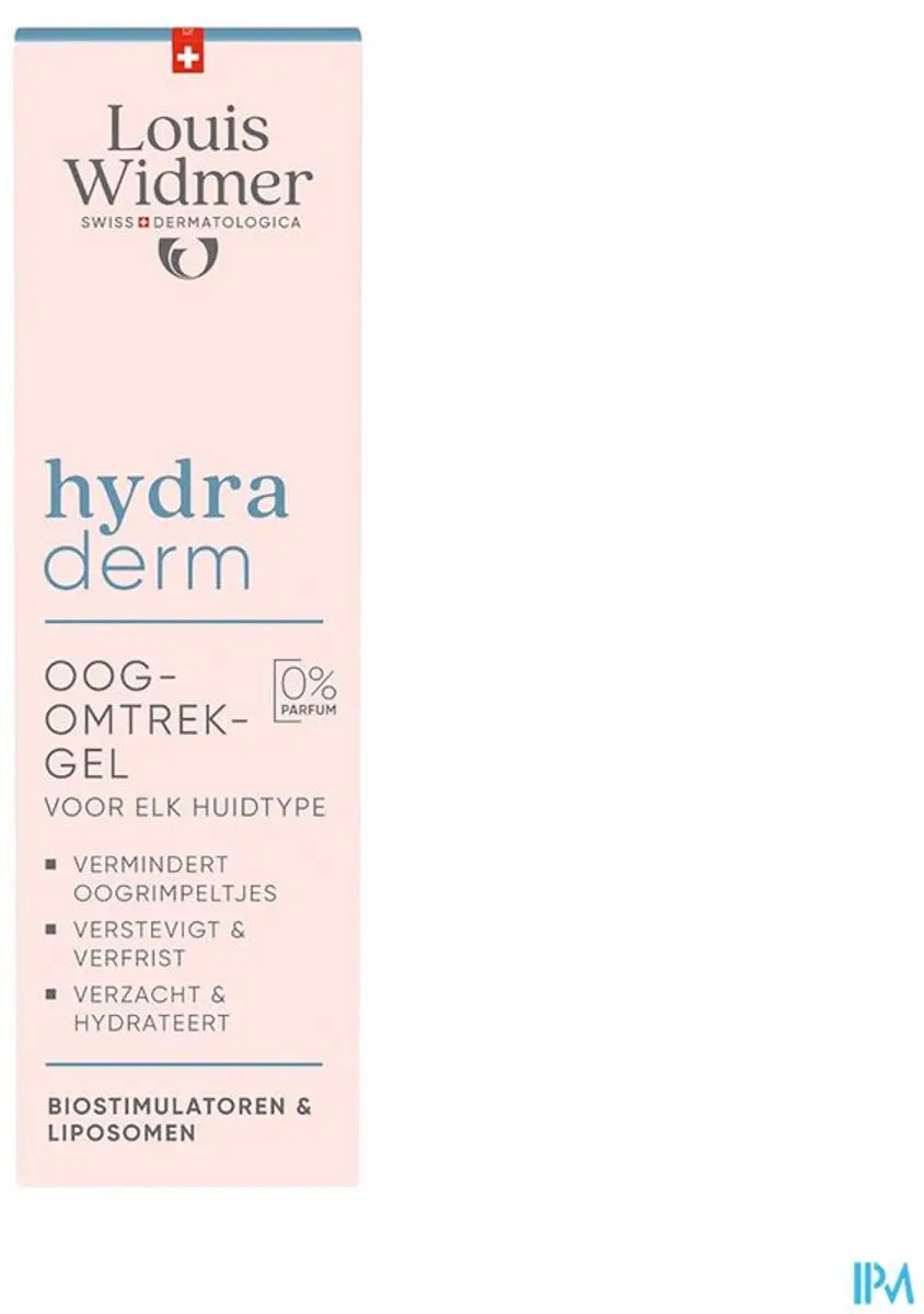 Louis Widmer Hydraderm Oogomtrekgel 15ml - Parfumvrij