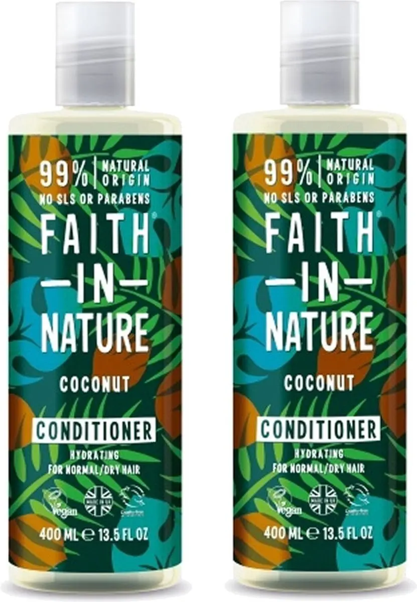 Faith In Nature Conditioner Coconut 2x400ml