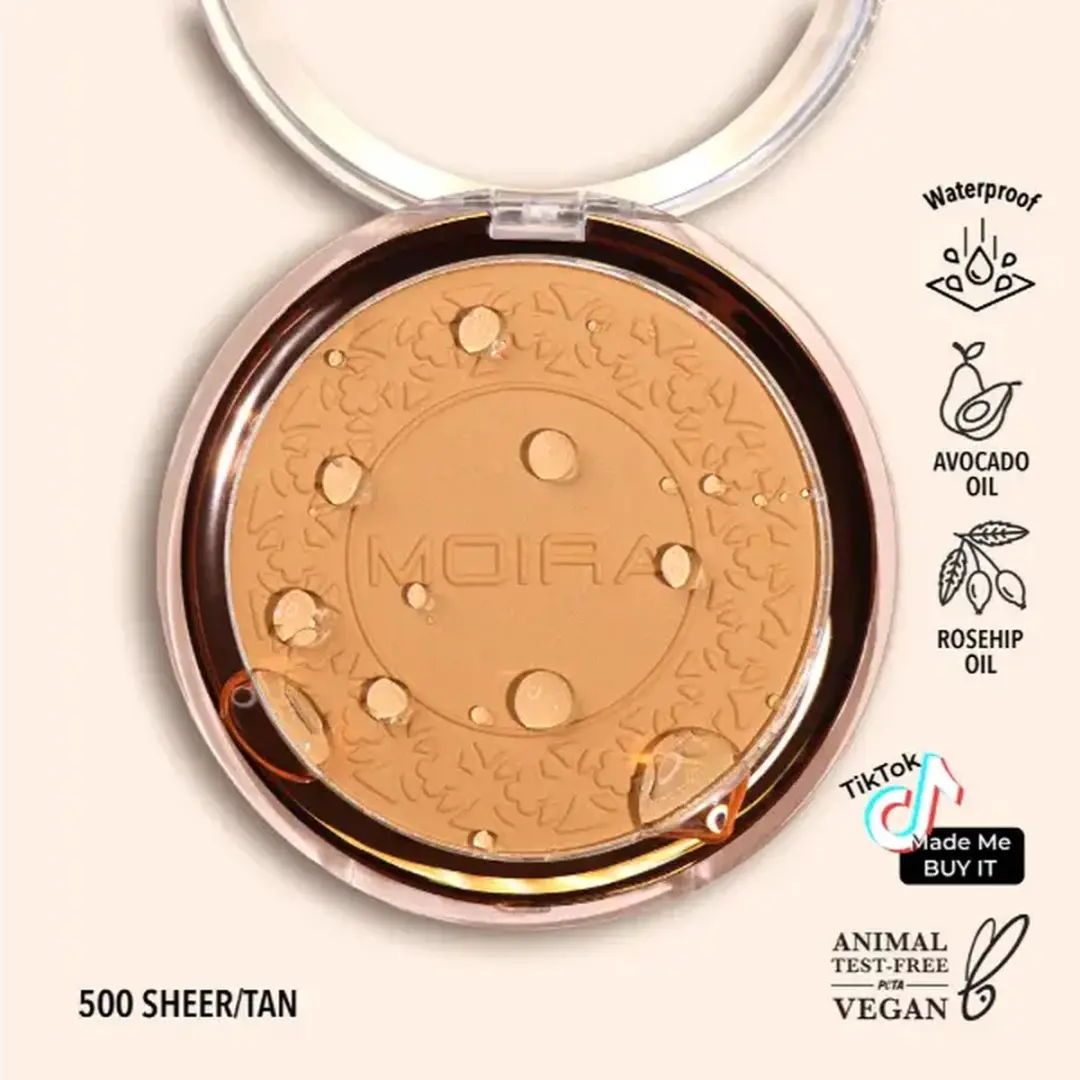 Moira Soft Focus Waterproof Setting Powder 500 Sheer Tan - 11.5g