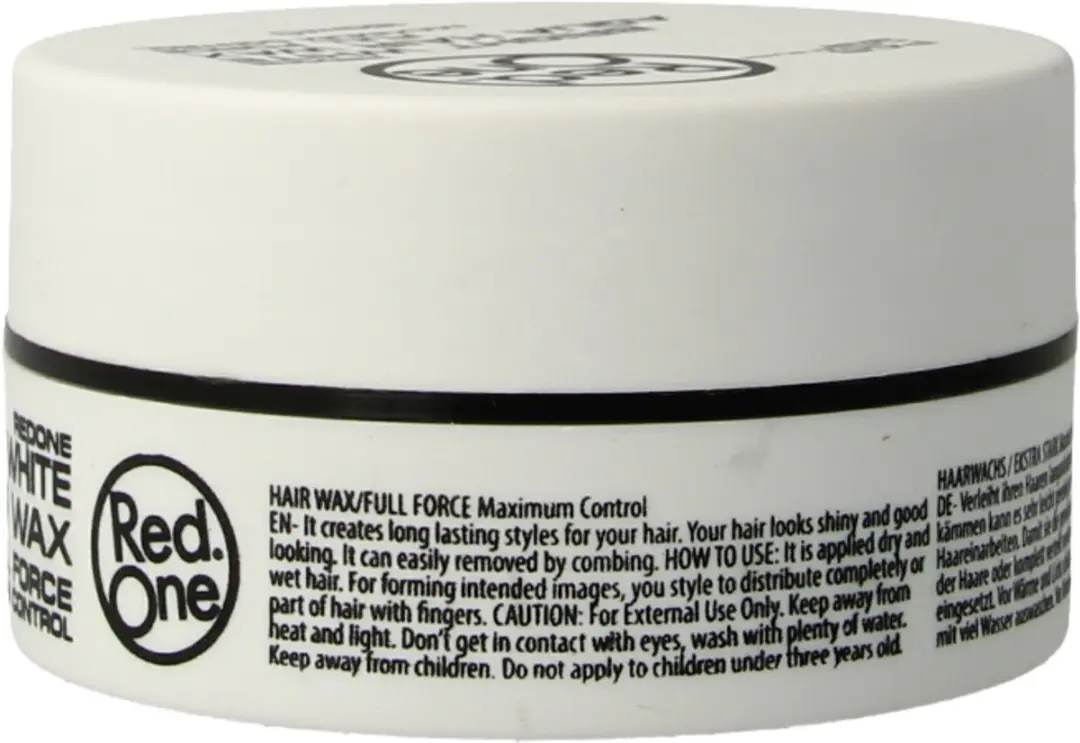 Red One Maximum Control Hair Wax 150ml - Bright White Aqua - afbeelding 6 van 6