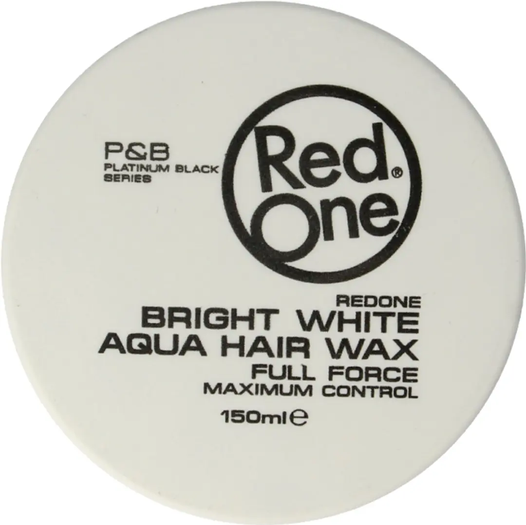 Red One Maximum Control Hair Wax 150ml - Bright White Aqua