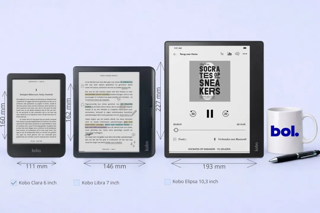 Kobo Clara BW E-reader 6 inch 16GB - Zwart