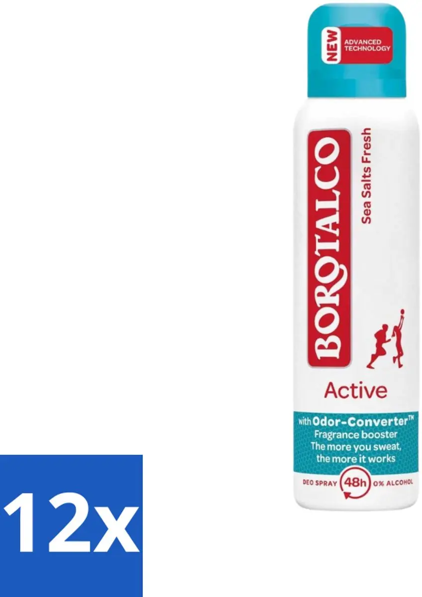 Borotalco Active Sea Salts Fresh Deodorant Spray 150ml