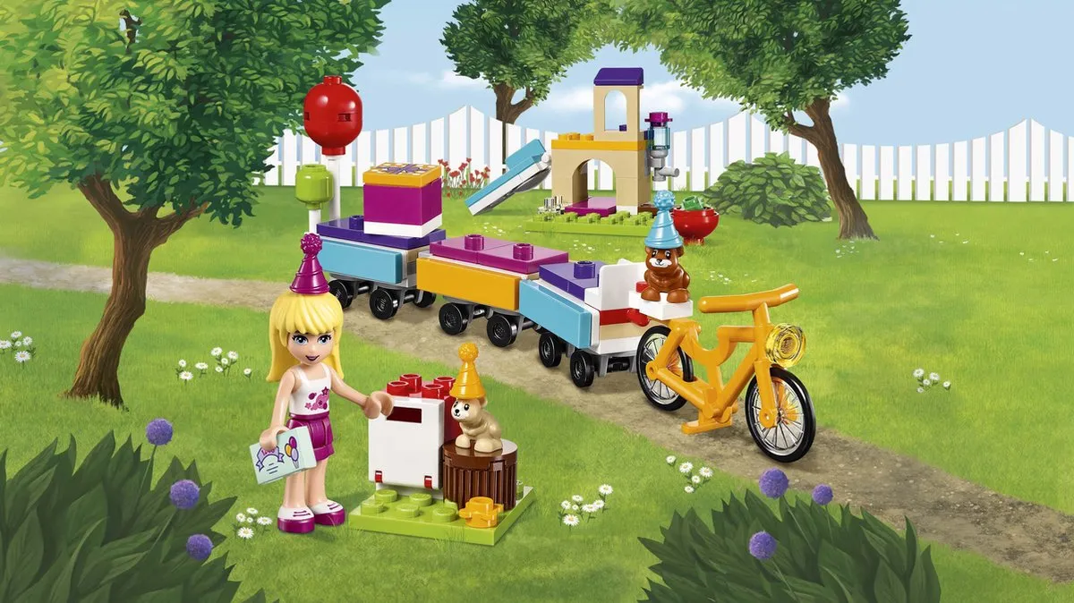 LEGO Friends Feesttrein 41111 - 109 Stukken - Paars