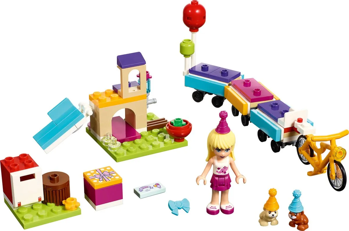 LEGO Friends Feesttrein 41111 - 109 Stukken - Paars