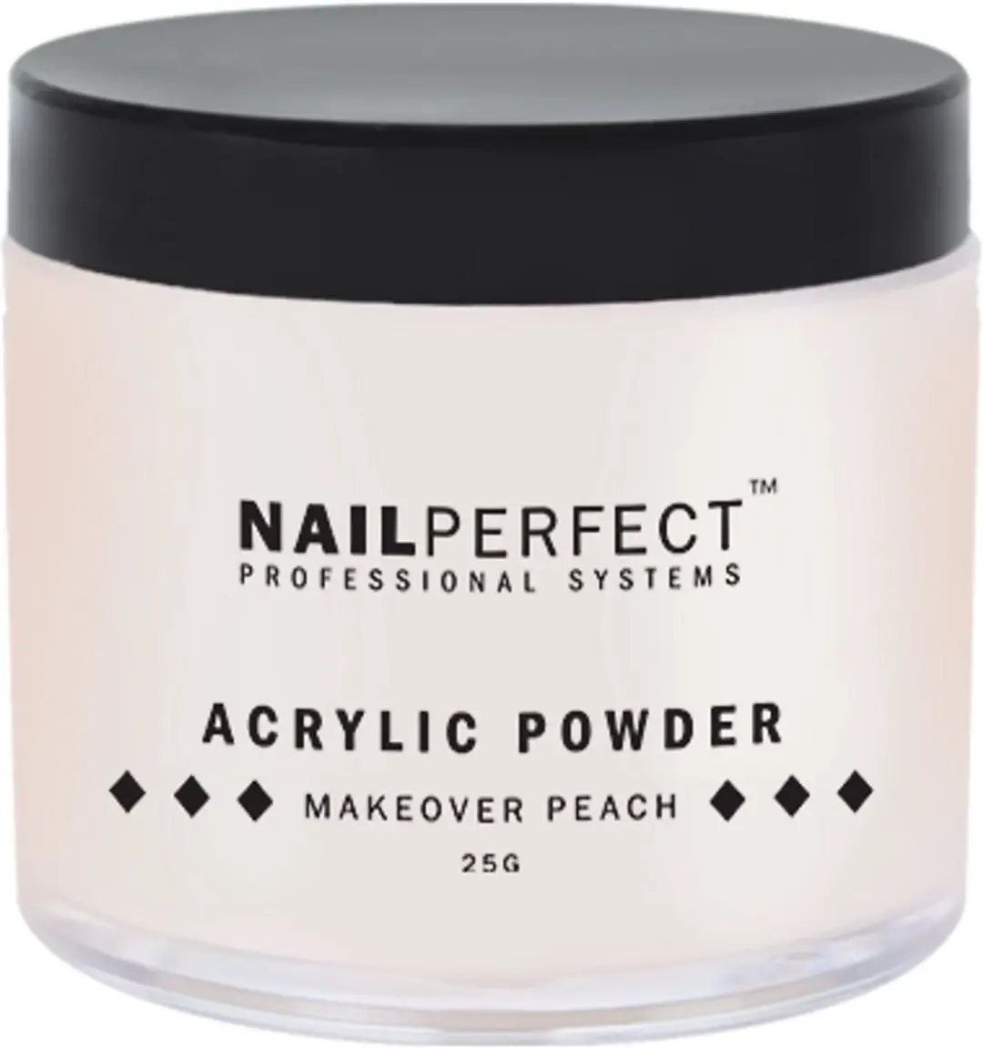 Nail Perfect Makeover Acrylic Powder - 25ml - Perzik