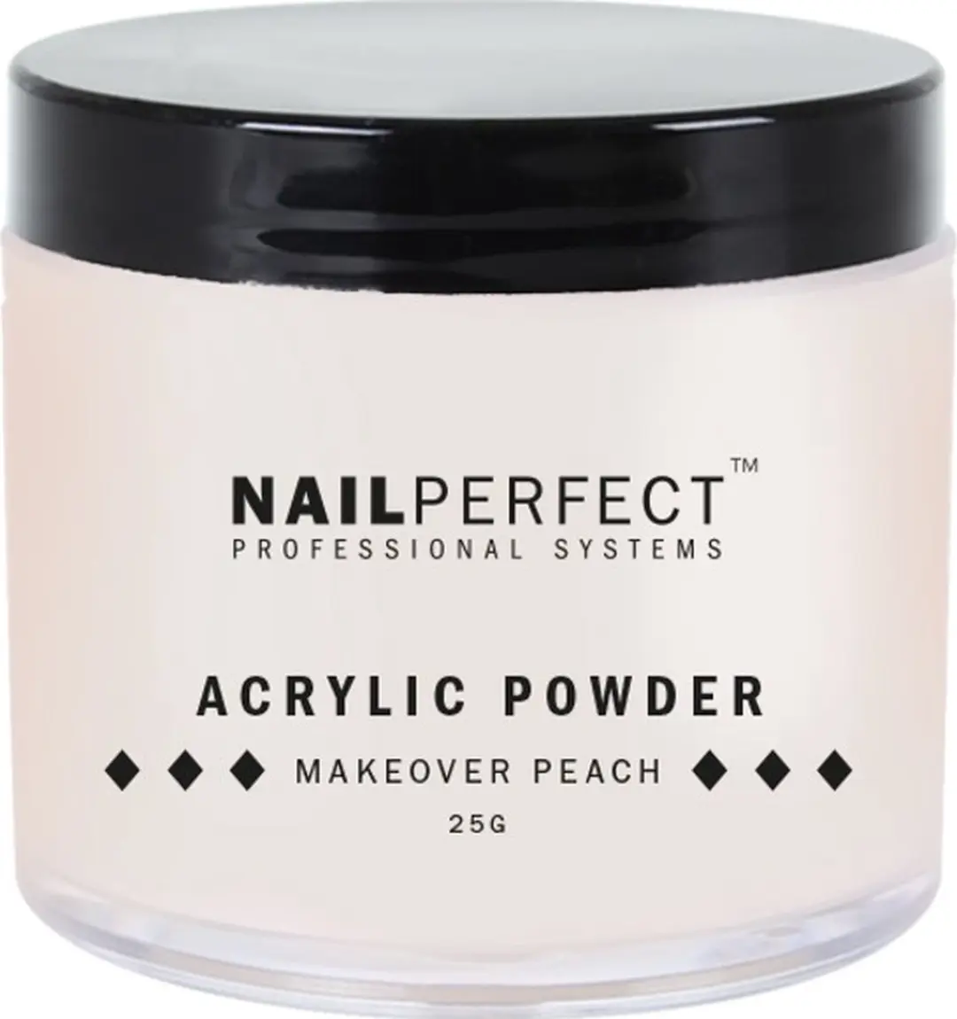 Nail Perfect Makeover Acrylic Powder - 25ml - Perzik