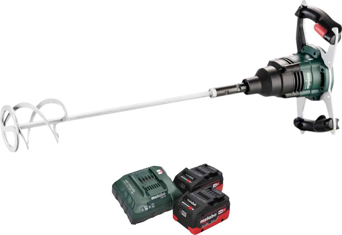 Metabo RW 18 LTX 120 Accu-roerwerk 40L - 2x LiHD 8.0Ah