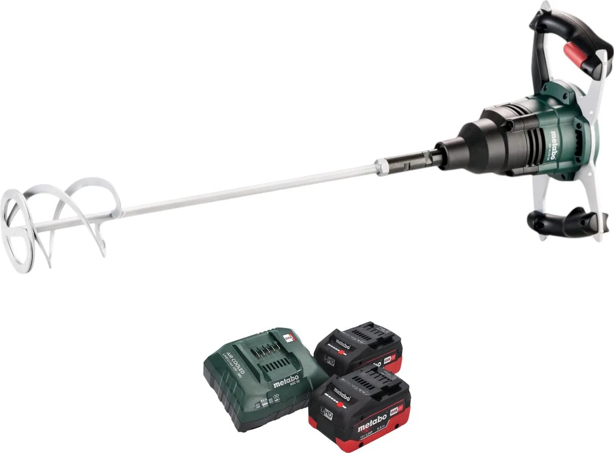 Metabo RW 18 LTX 120 Accu-roerwerk 40L - 2x LiHD 8.0Ah