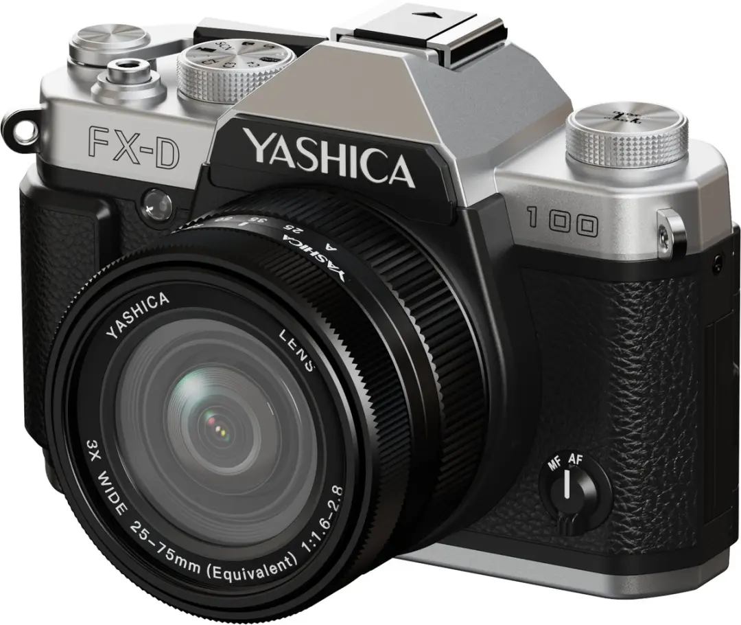 Yashica FX-D 100 Compactcamera - 13 MP - Zwart