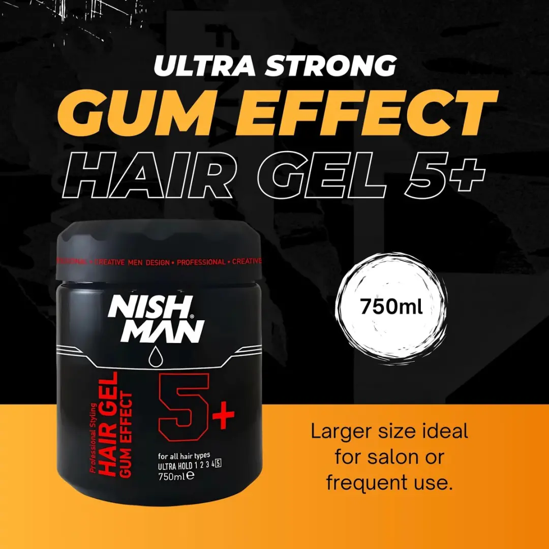 Nishman Hair Gel Gum Effect 750ml