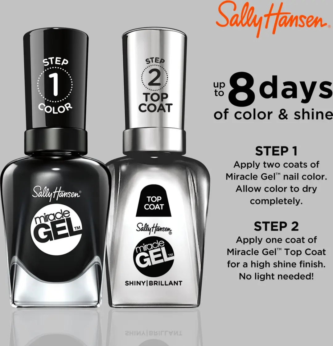 Sally Hansen Miracle Gel Gelnagellak 460 Blacky O - 14.7ml