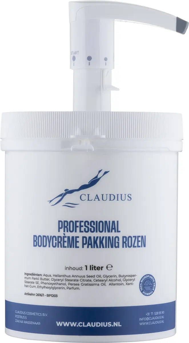 Splashbox Cosmetics Rozen Bodycrème 1L