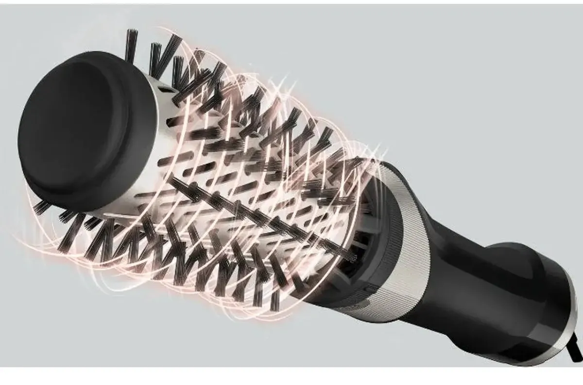 Rowenta UB9540F0 Roterende Haarborstel 1000W - 3 Warmtestanden - Zwart