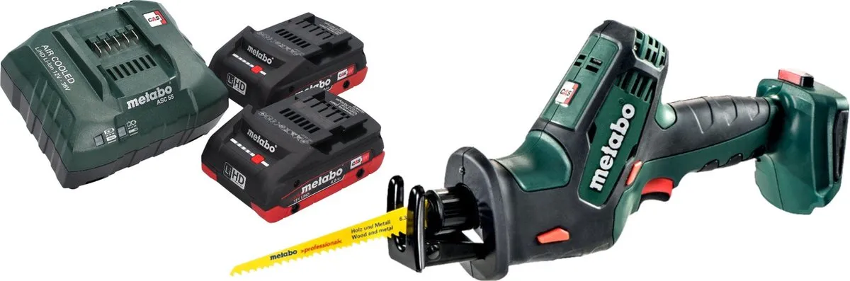 Metabo SSE 18 LTX Compact Accu Reciprozaag