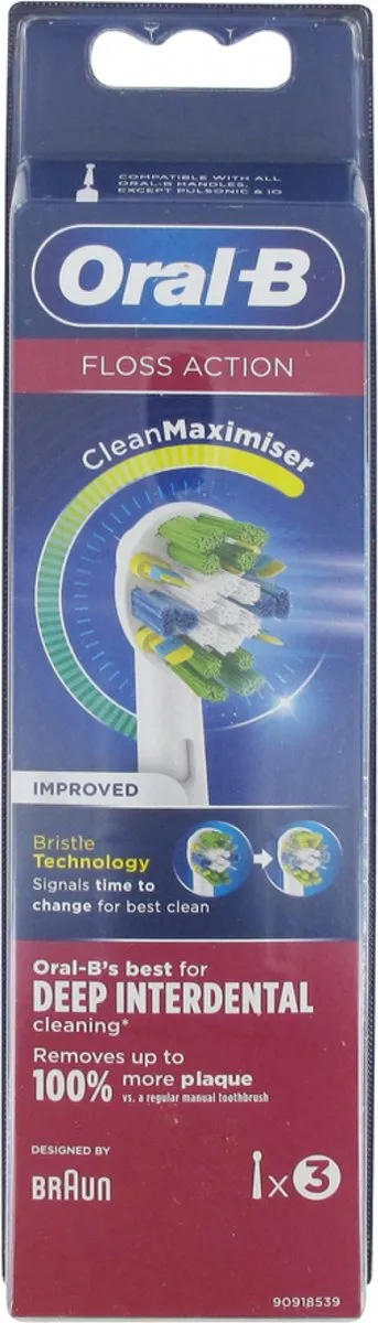 Oral-B FlossAction Opzetborstels 3 Stuks