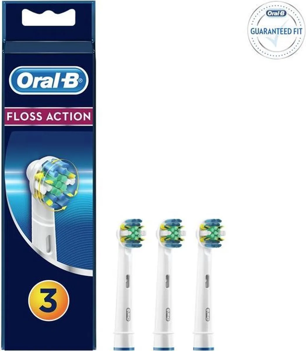 Oral-B FlossAction Opzetborstels 3 Stuks - Groen - afbeelding 6 van 6