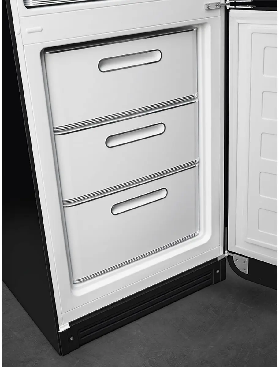 Smeg FAB32RBL6 Koel-vriescombinatie - 331L - Zwart - afbeelding 6 van 6