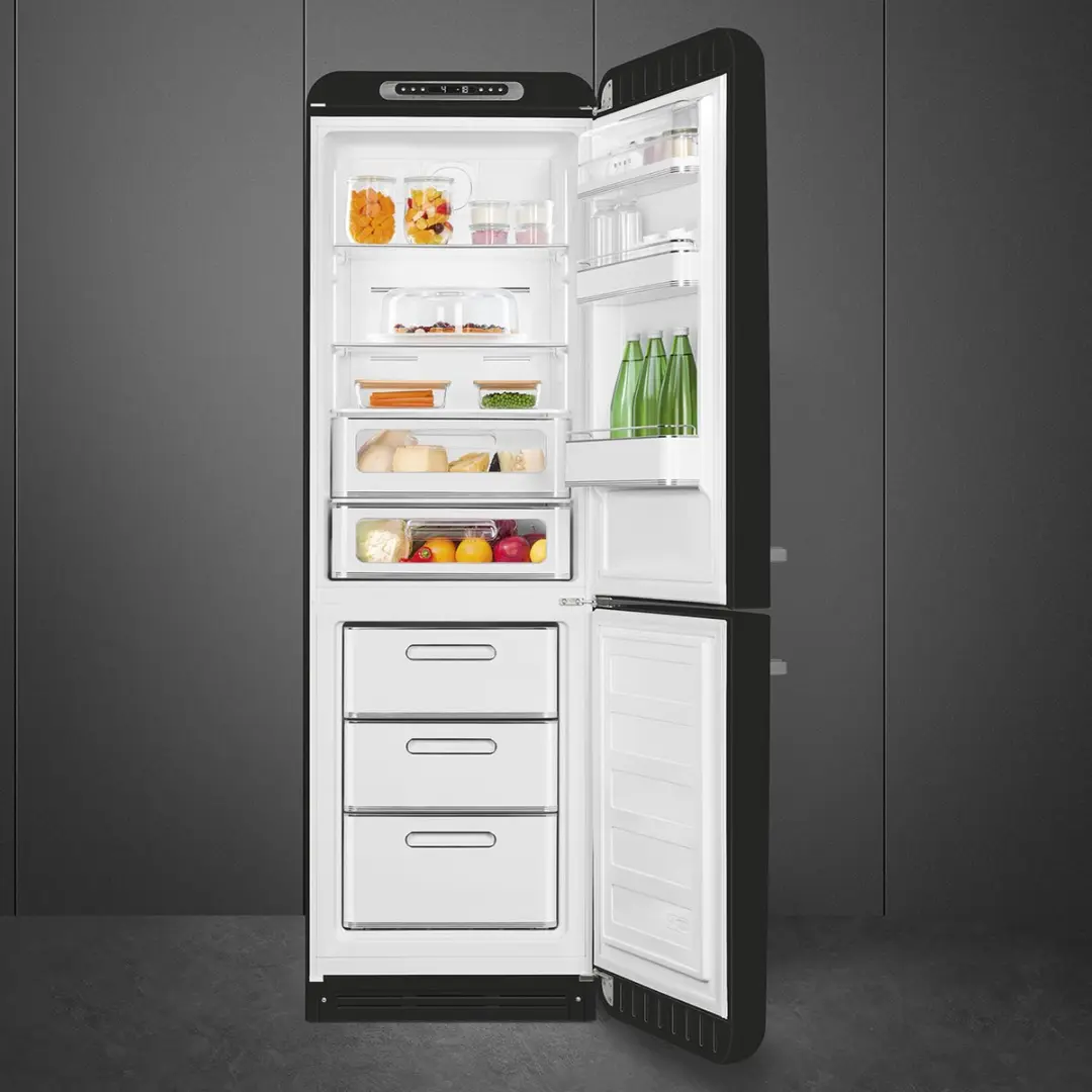 Smeg FAB32RBL6 Koel-vriescombinatie - 331L - Zwart