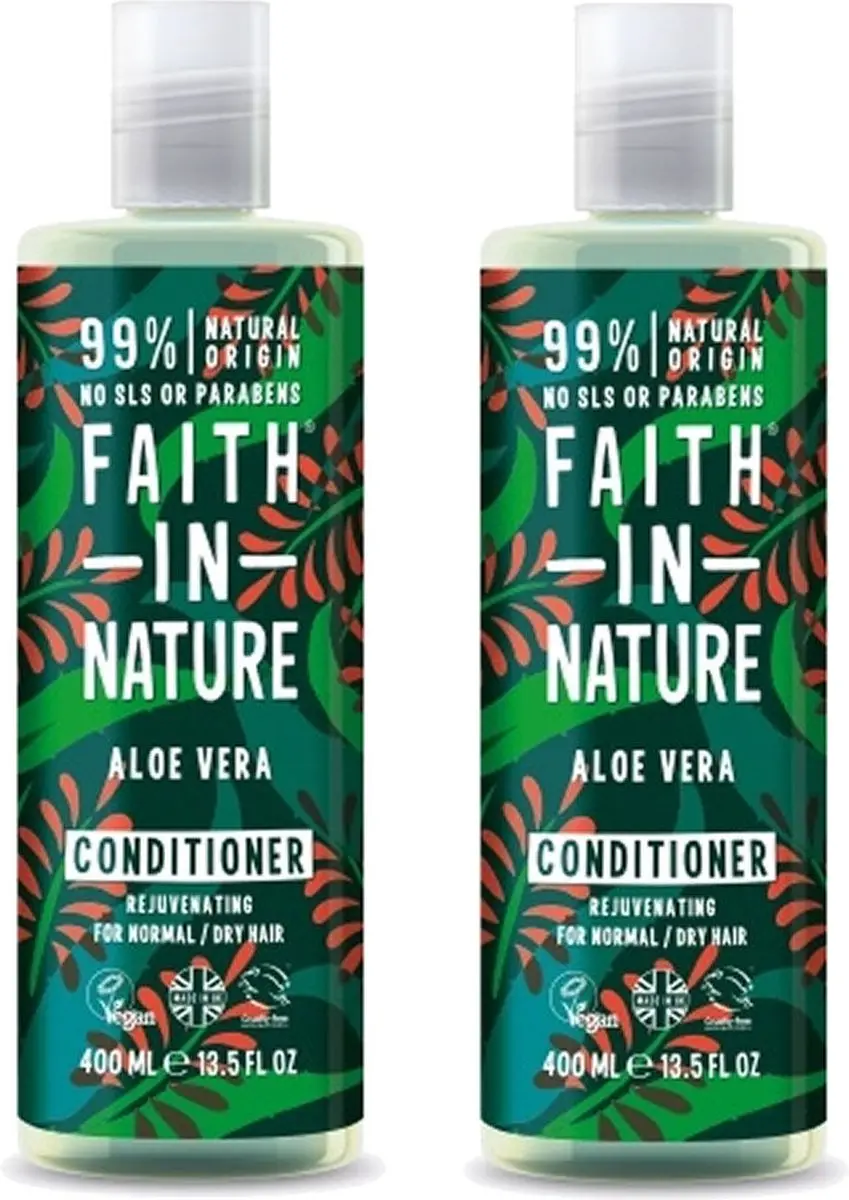 Faith In Nature Aloe Vera Conditioner 2x400ml