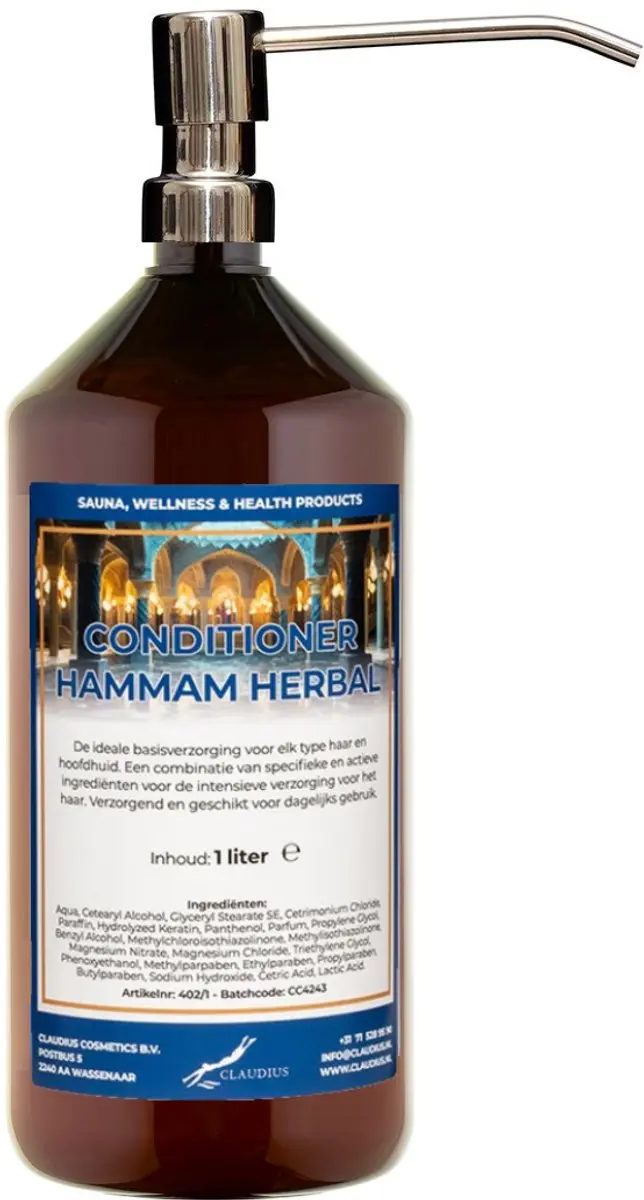 Splashbox Cosmetics Hammam Herbal Hairconditioner 1L
