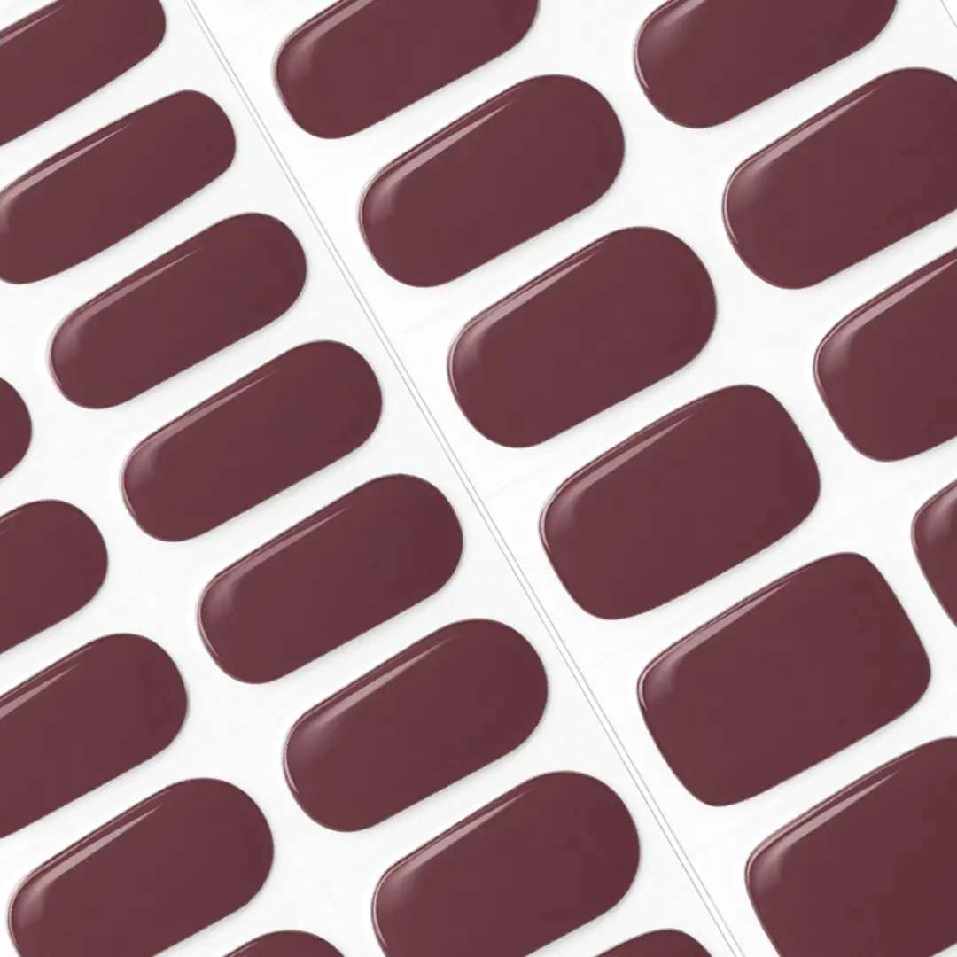Pink Gellac UV Nagelstickers 0032 Cherrywood Red - 20 Stuks