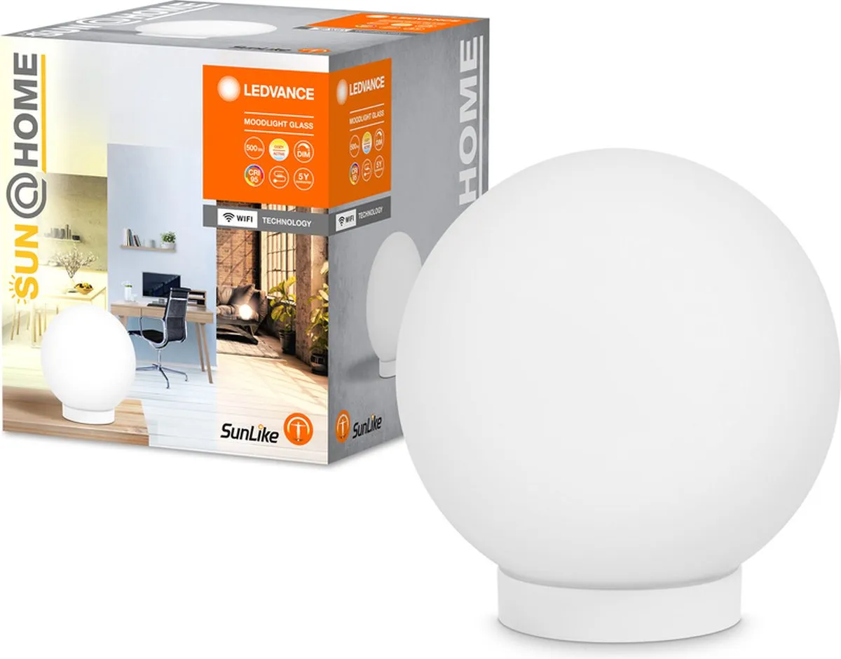 LEDVANCE SUN@HOME Moodlight Glas 200mm - 8,5W 500lm Wit