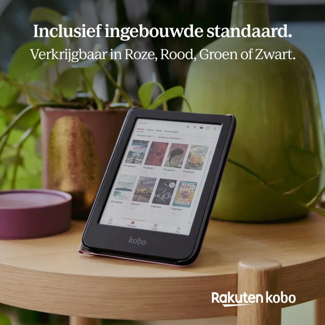 Kobo Clara Hoesje - Rood - SleepCover