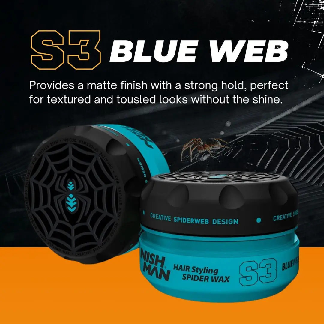 Nishman Aqua Spider Wax S3 Blue Web 150ml