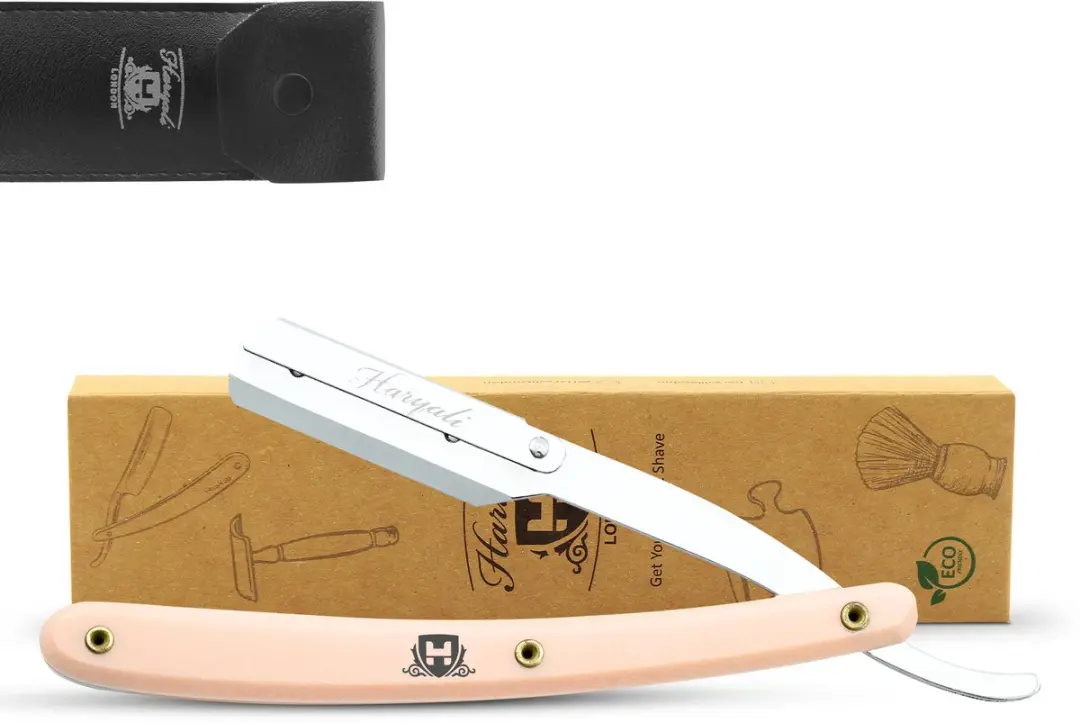 Haryali London Cutthroat Rasoi Rasoirs Roze Scheermes